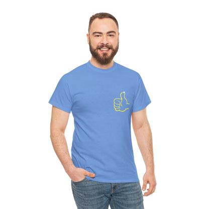 Funny Thumbs Up Emoji Graphic T-Shirt Positive Vibes