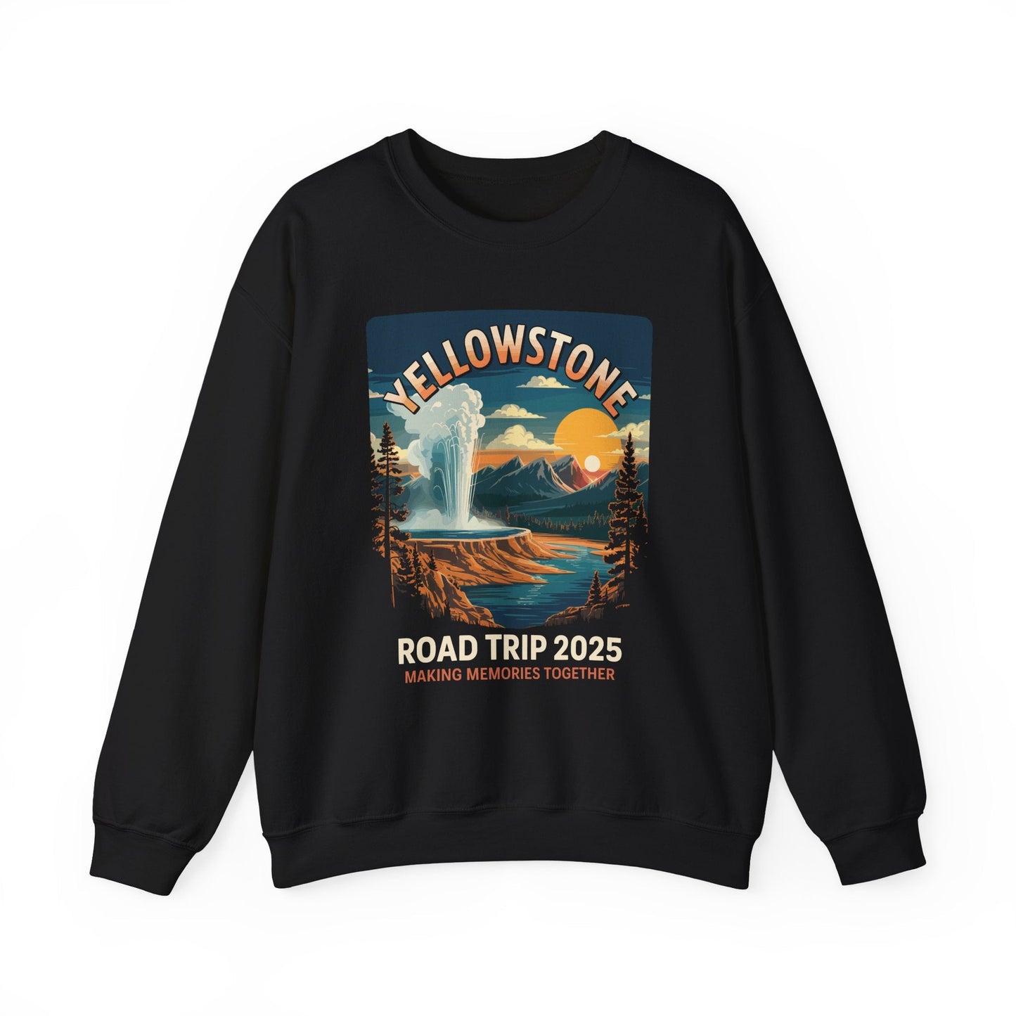 Yellowstone Family Road Trip 2025 National Park Outdoor Sweatshirt