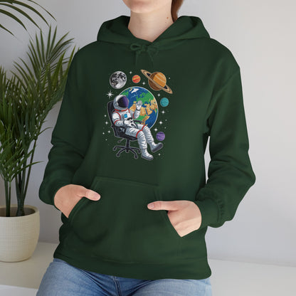 Astronaut Gamer Space Gaming System Planets Hoodie