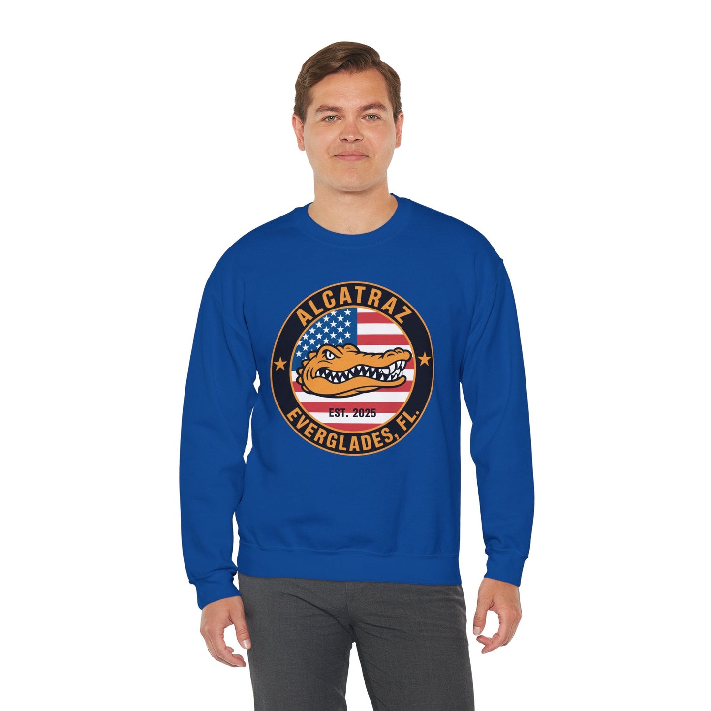 Retro Alcatraz Everglades FL EST 2025 Sweatshirt