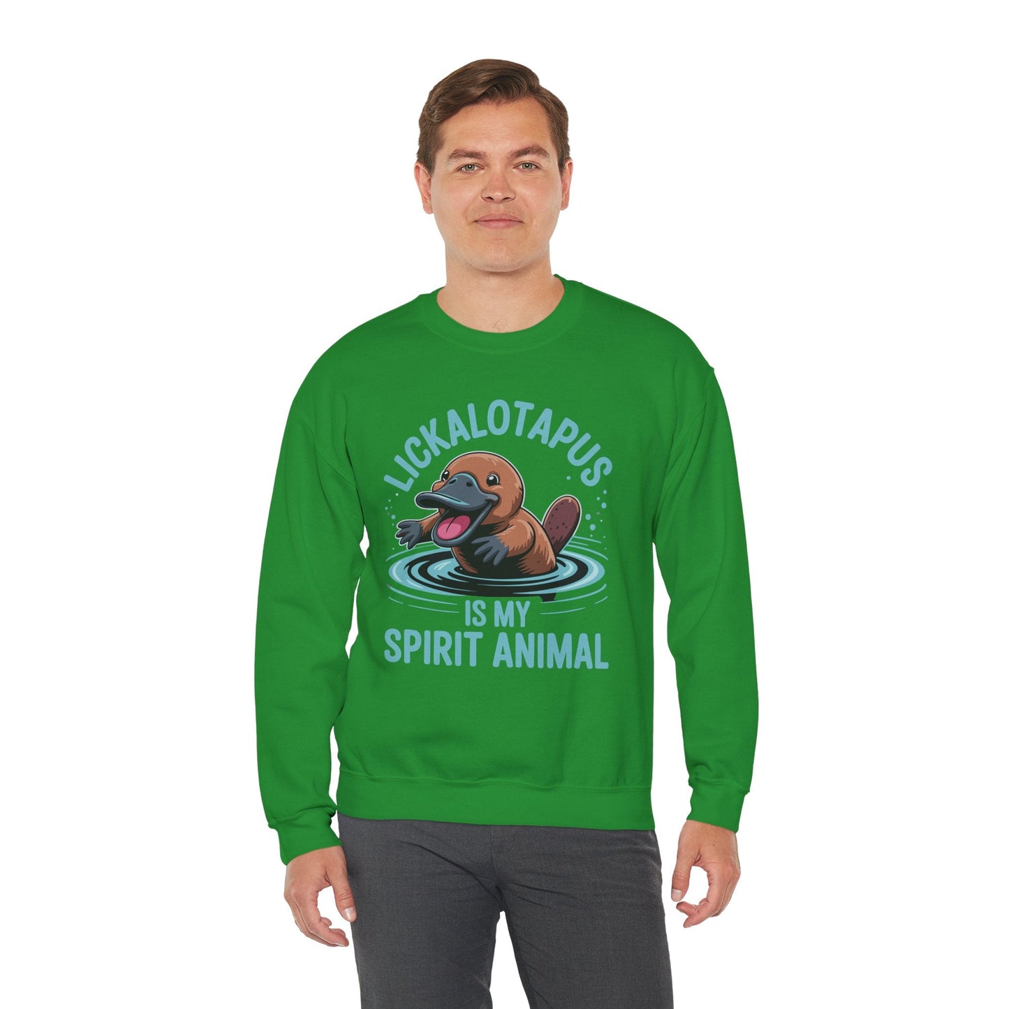 Vintage Funny Lickalottapus Is My Spirit Animal Lovers Meme Sweatshirt