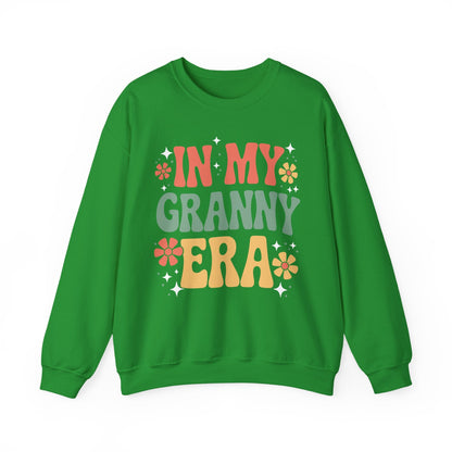 In My Granny Era Funny Sarcastic Groovy Retro Mothers Day Sweatshirt