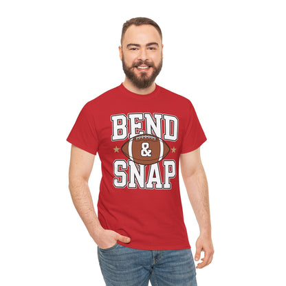 Funny Game Day Touchdown Season Cute Bend and Snap Football T-Shirt