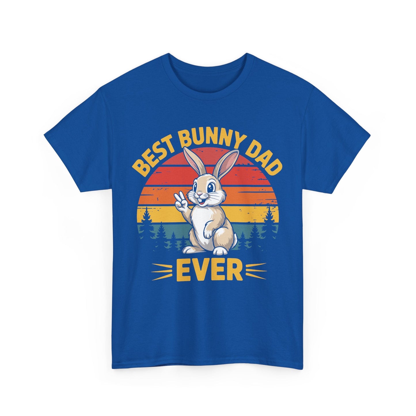 Best Bunny Dad Ever Funny Rabbit Lover Dad Gift T-Shirt for Pet Owners