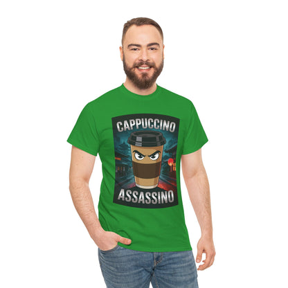 Cappuccino Assassino Coffee Lovers Italian Brainrot Meme T-Shirt