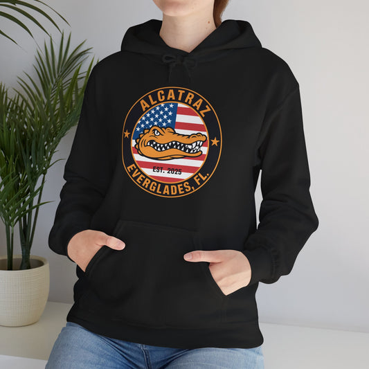 Retro Alcatraz Everglades FL EST 2025 Hoodie