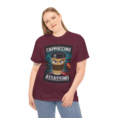 Cappuccino Assassino Coffee Lovers Italian Brainrot Meme T-Shirt