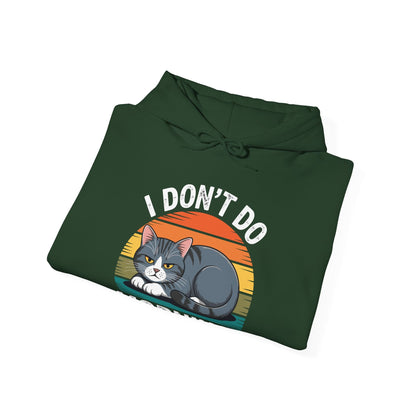 Funny Sleep Cat I Don't Do Morning Hoodie
