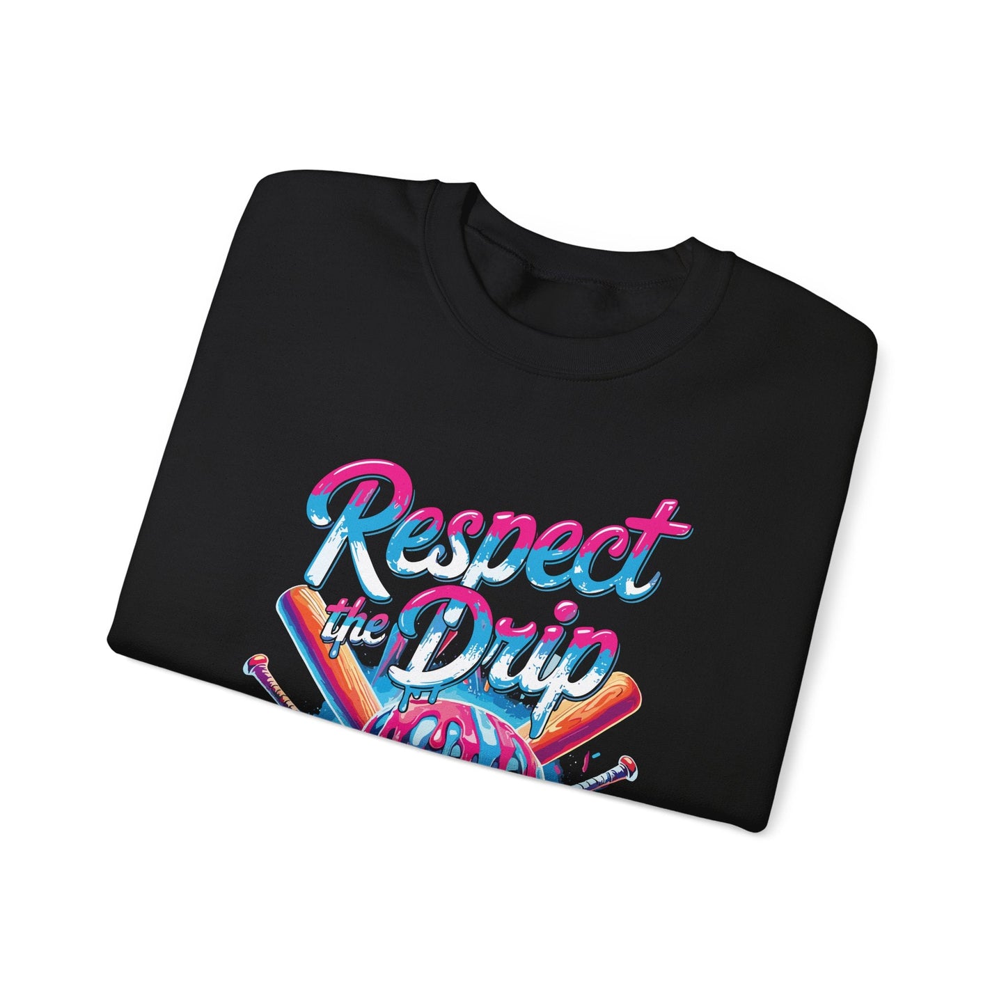 Baseball Drip For Boys Ice Cream Respect The Drip Baseball Sweatshirt