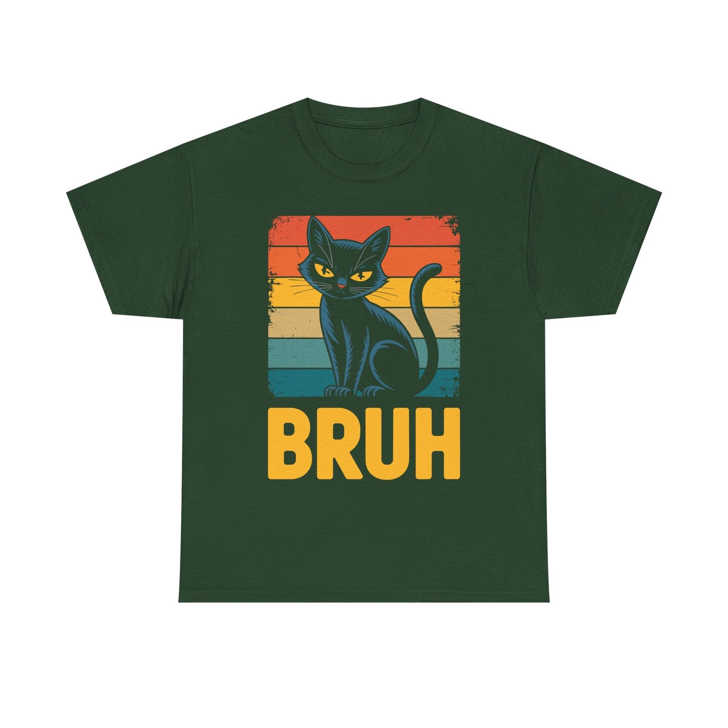 Funny Cat Bruh For Teens Boys Girls Men Women Meme Graphic T-Shirt
