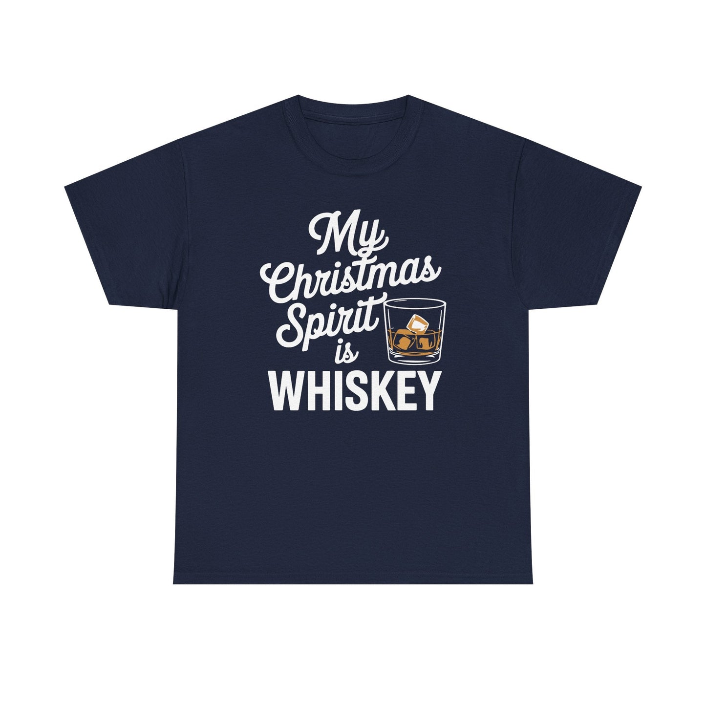 Funny Christmas Drinking Shirt Whiskey Liquor Drinker Saying T-Shirt