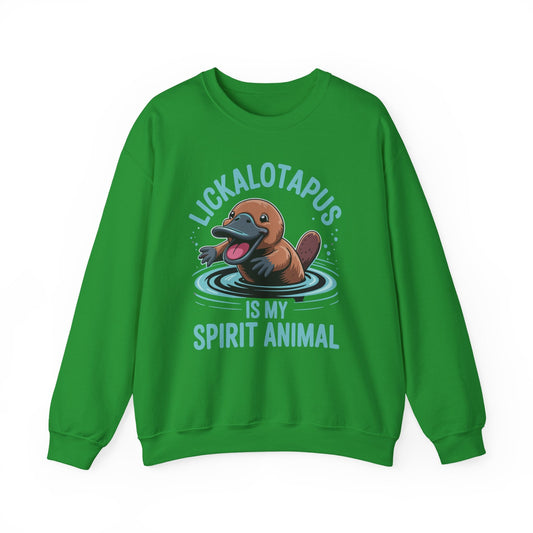 Vintage Funny Lickalottapus Is My Spirit Animal Lovers Meme Sweatshirt