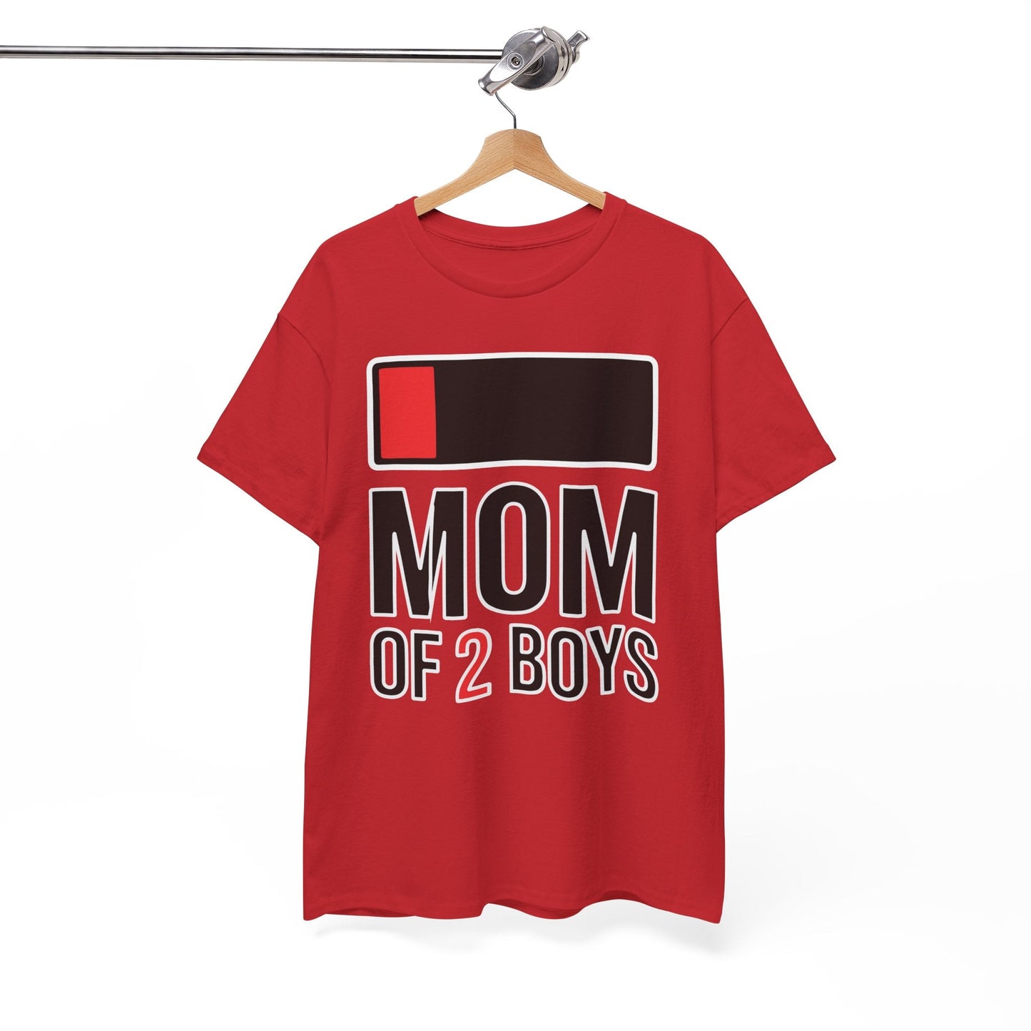 Mom of 2 Boys Gift from Son Mothers Day Birthday Women T-Shirt