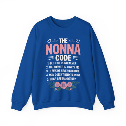 The A Nonna Code Funny Grandma Mothers Day Gifts Sweatshirt