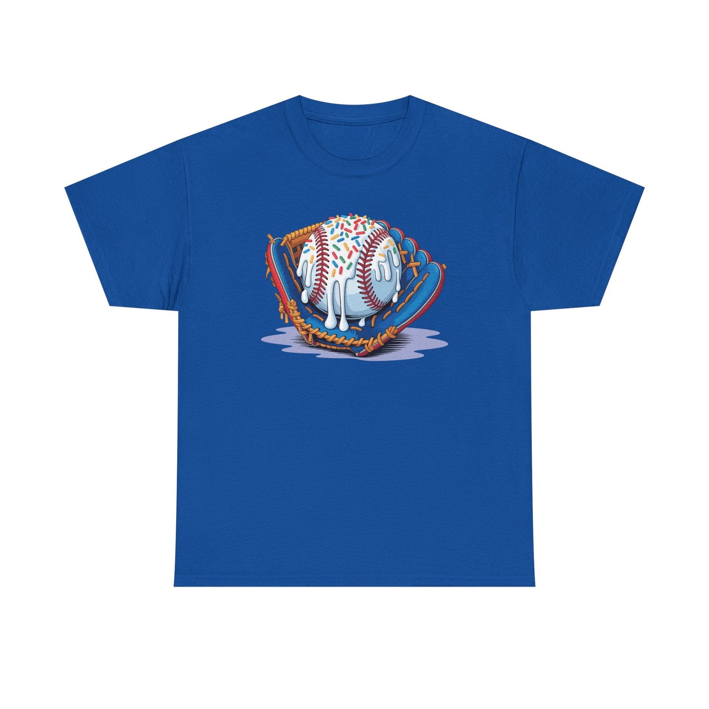 Baseball Drip Ice Cream Sprinkles Baseball Glove T-Shirt