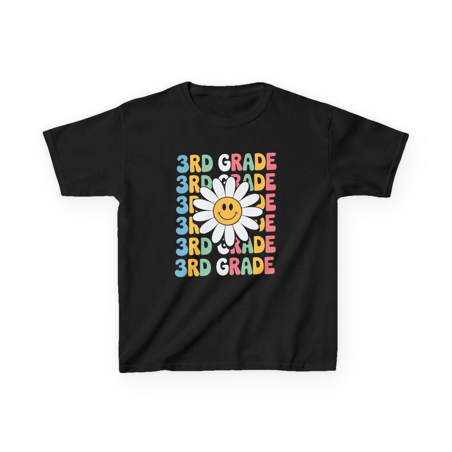 Groovy 3rd Grade Back To School First Day of Third Grade T-Shirt