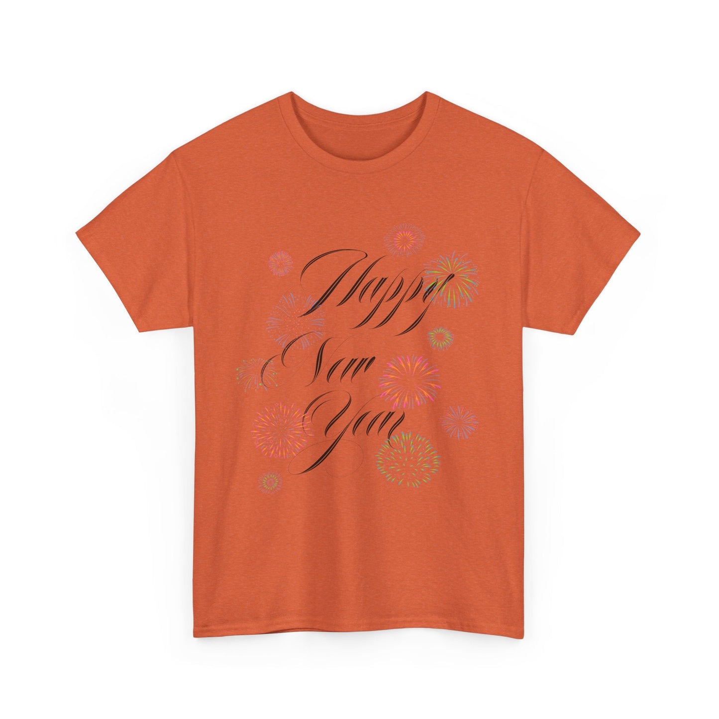 Happy New Year T-Shirt Festive Celebration Tee for Men and Women