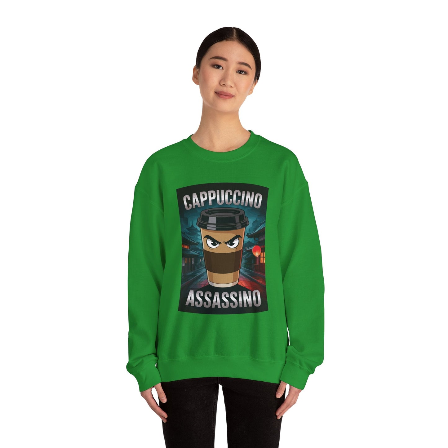 Cappuccino Assassino Coffee Lovers Italian Brainrot Meme Sweatshirt