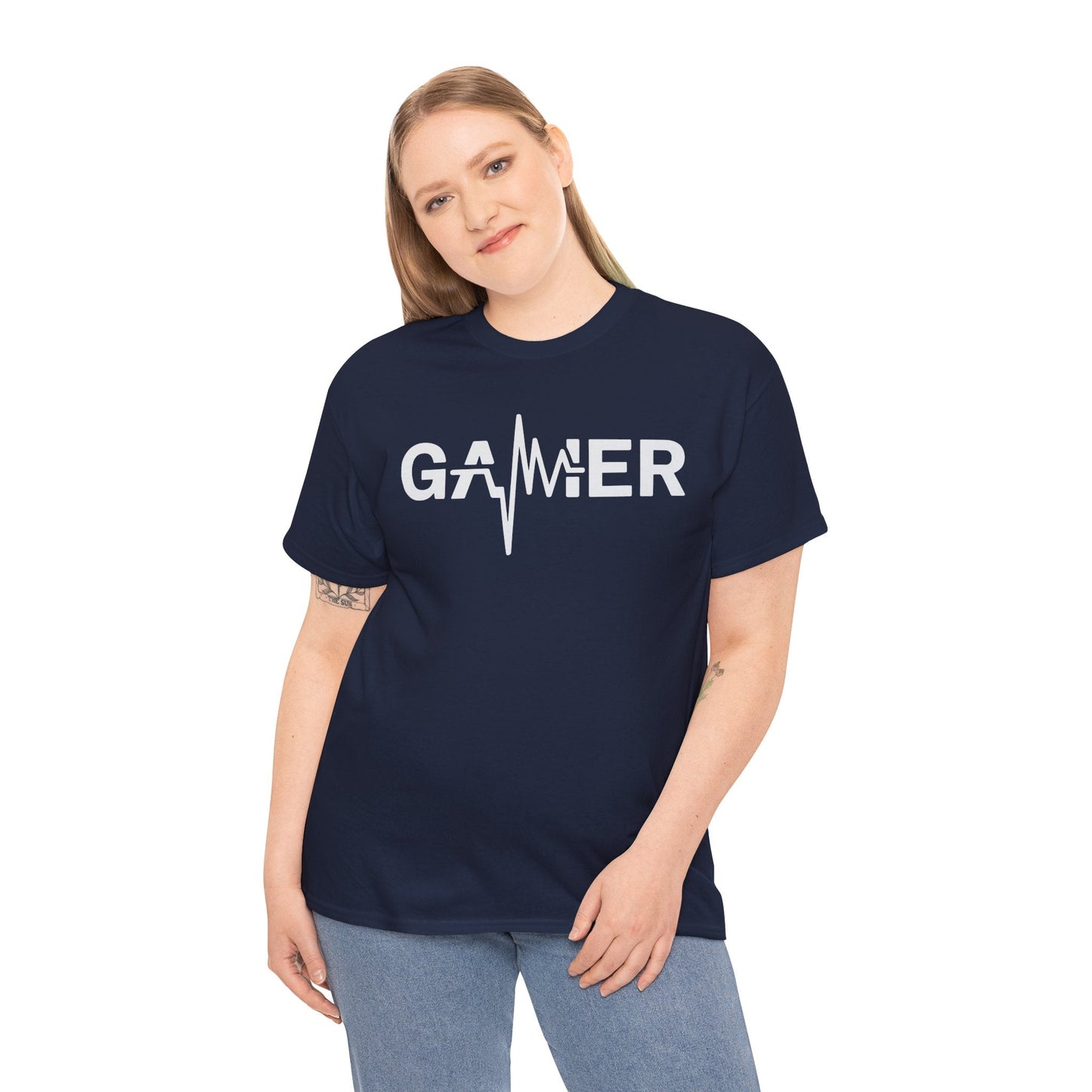 Gamer Heartbeat Video Games Graphic T-Shirt
