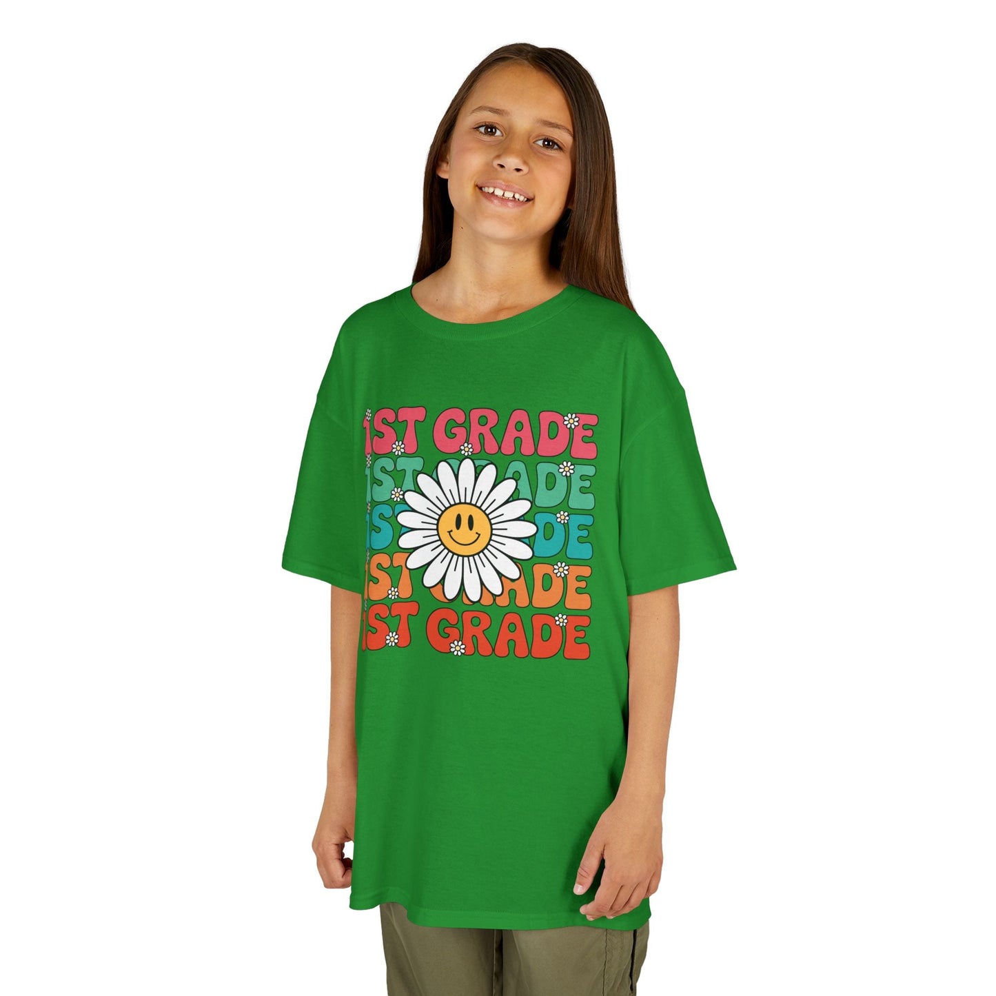 Groovy 1st Grade Back To School First Day of First Grade T-Shirt