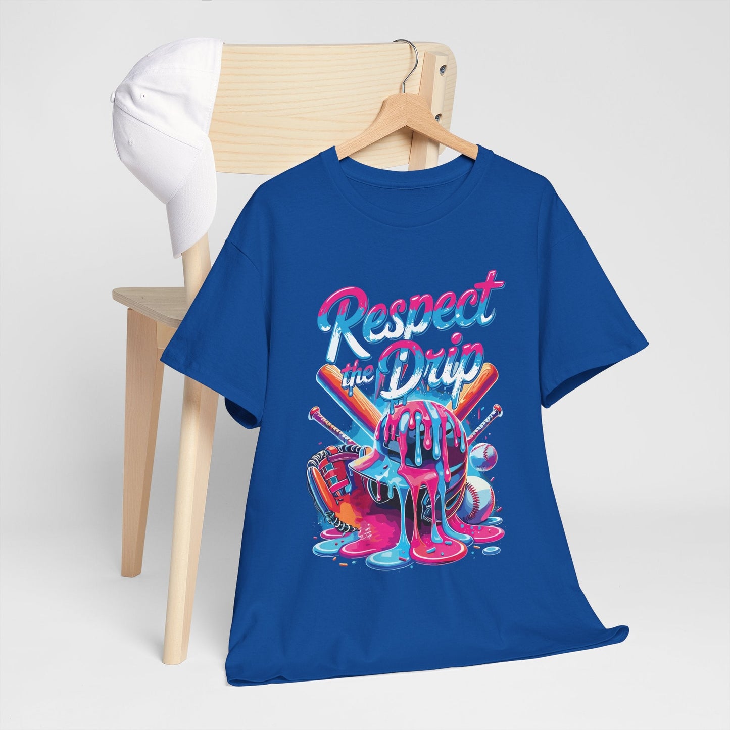 Baseball Drip For Boys Ice Cream Respect The Drip Baseball T-Shirt