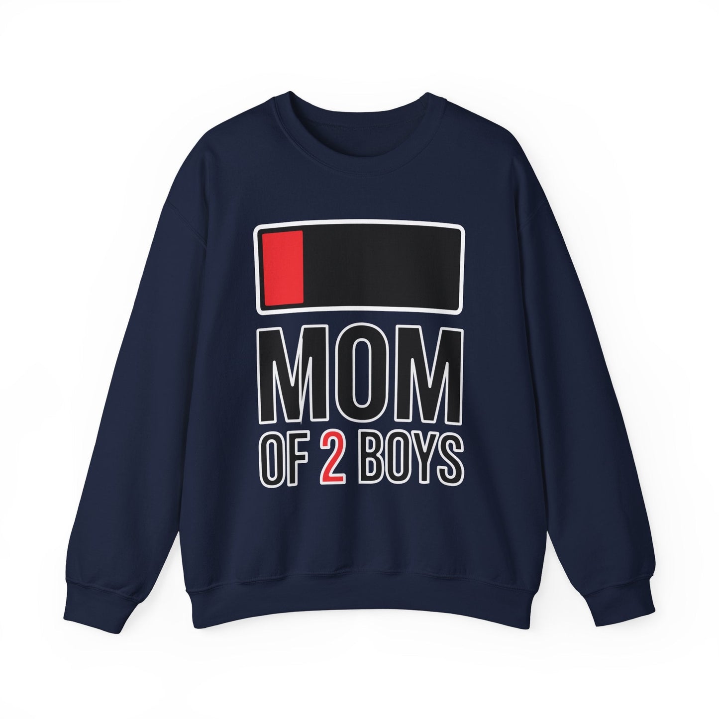 Mom of 2 Boys Gift from Son Mothers Day Birthday Women Sweatshirt