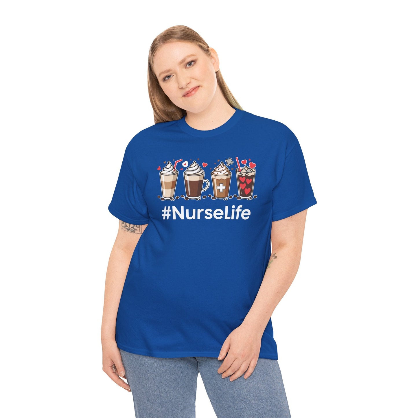 Nurse Life Funny Coffee Nurses Fuel Registered Nurse Medical T-Shirt