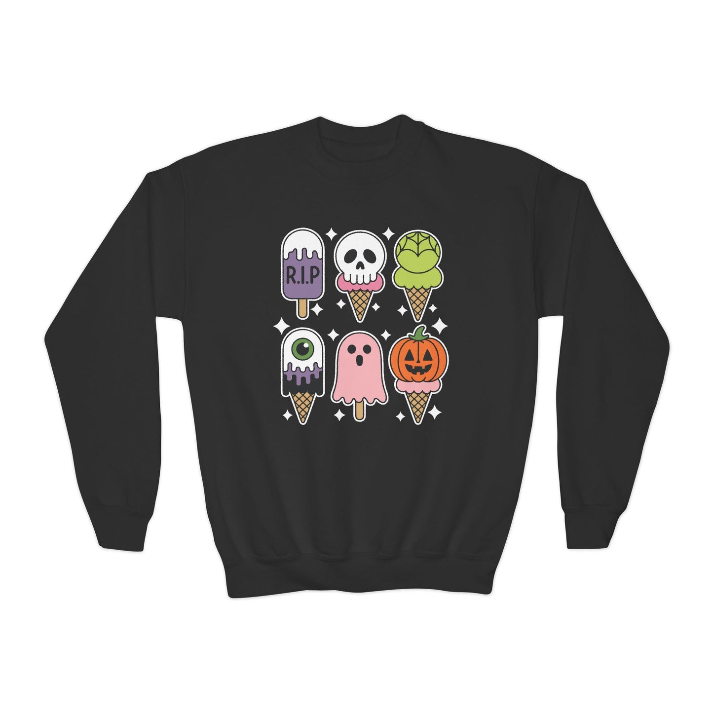 Horror Movie Summer Popsicle Halloween Ice Cream Summer-ween Sweatshirt