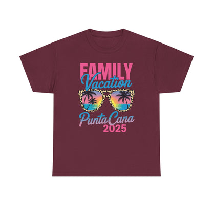 Family Vacation Punta Cana 2025 Matching Holiday Summer T-Shirt