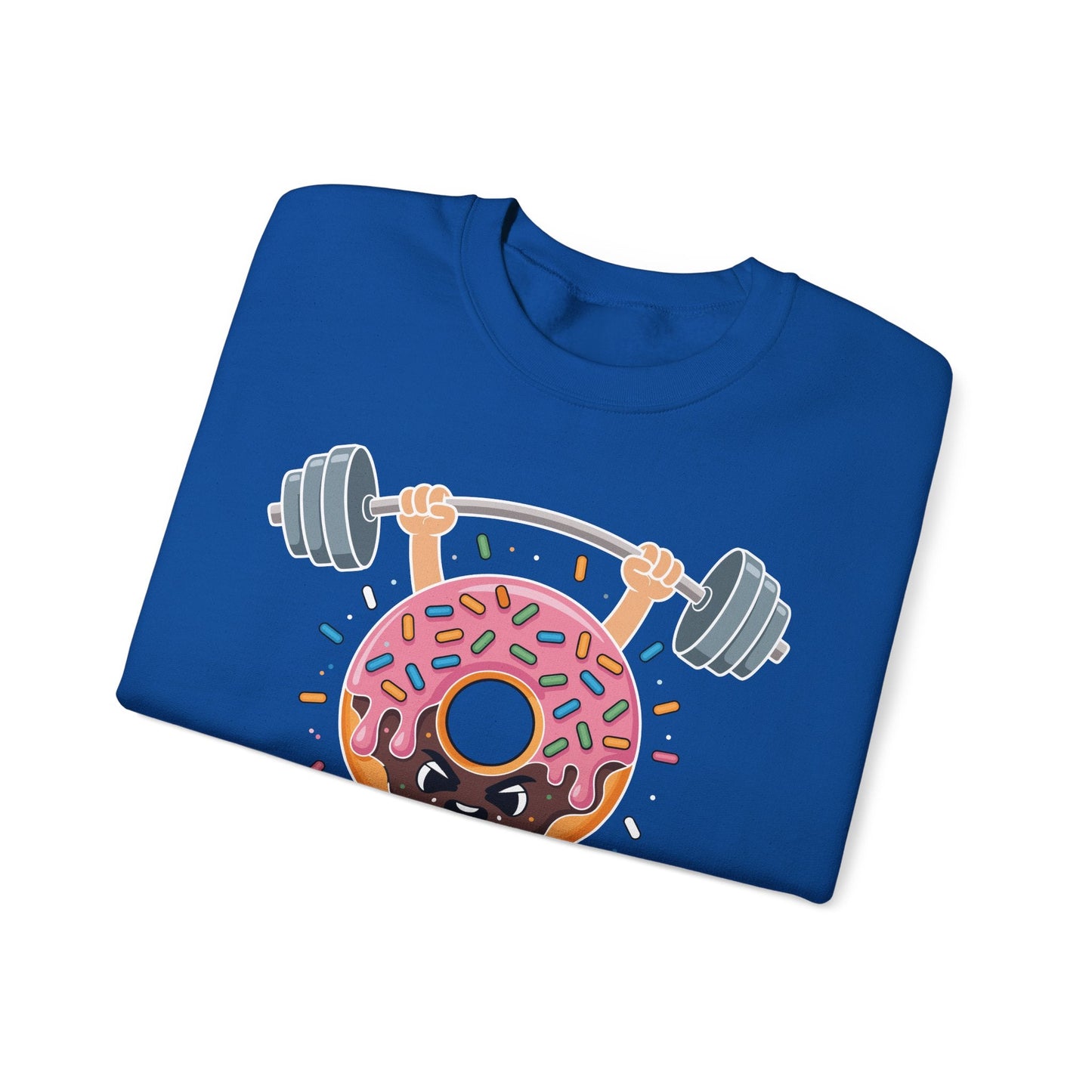 Funny Weightlifing Fitness Workout Gym Donut Lover Sweatshirt