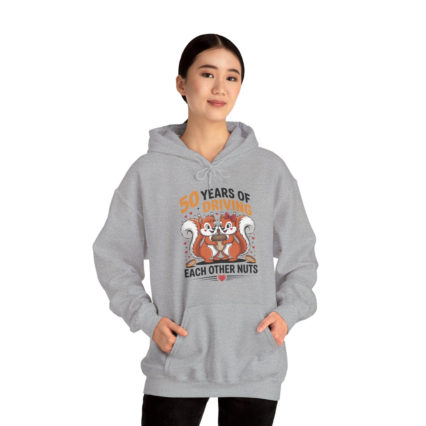 50th Wedding Anniversary 50 Years Of Driving Each Other Nuts Hoodie