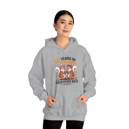 50th Wedding Anniversary 50 Years Of Driving Each Other Nuts Hoodie