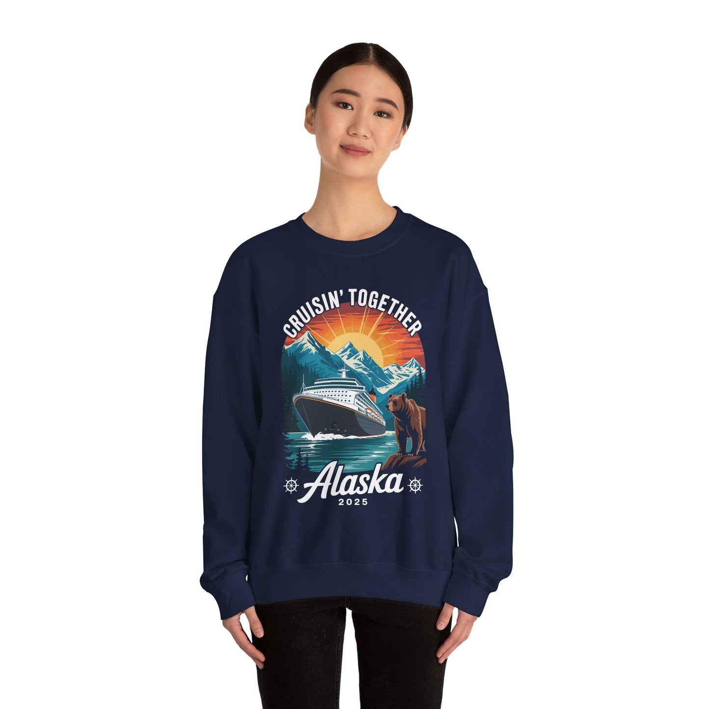 Cruisin Together Alaska 2025 Family Friend Alaska Cruise Sweatshirt