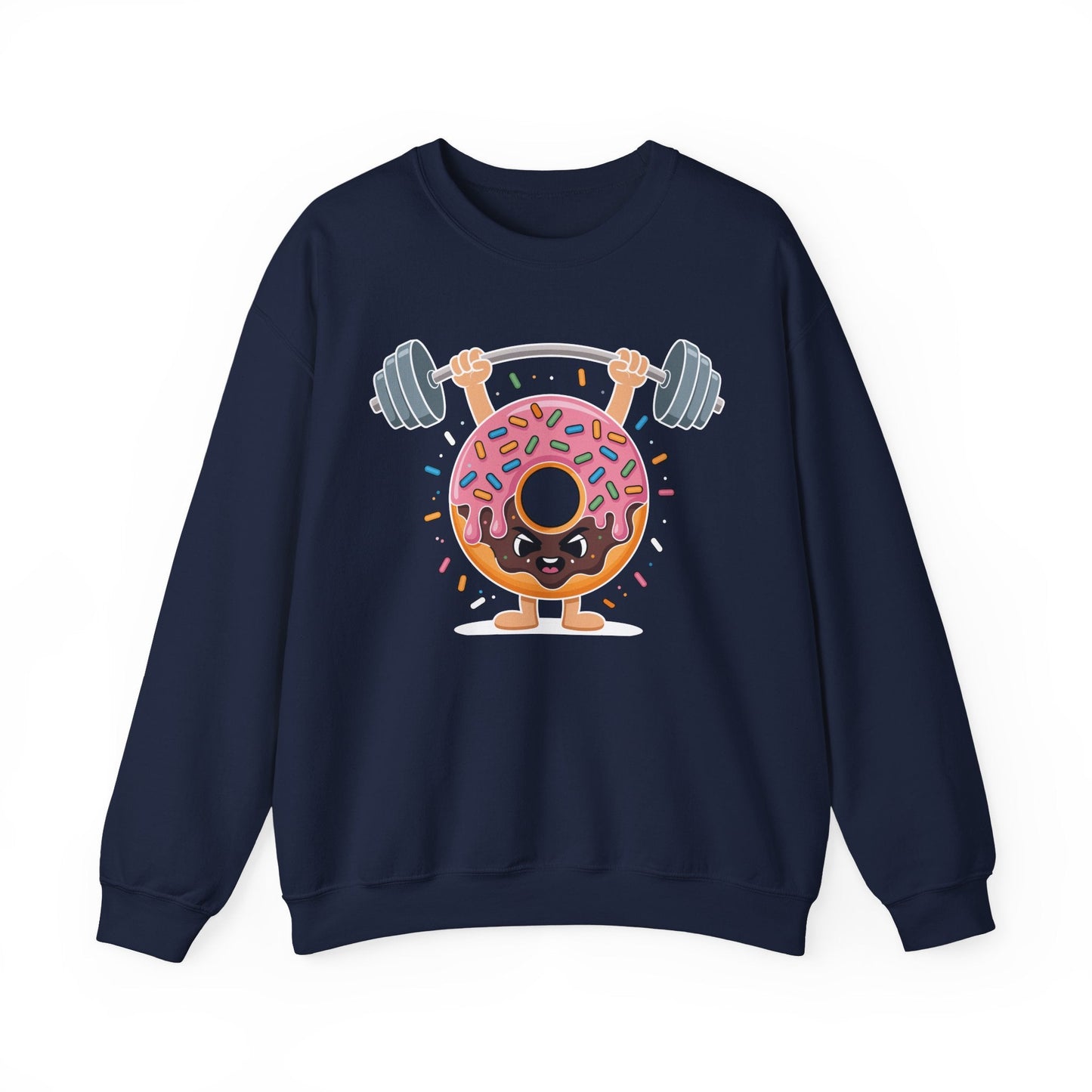 Funny Weightlifing Fitness Workout Gym Donut Lover Sweatshirt