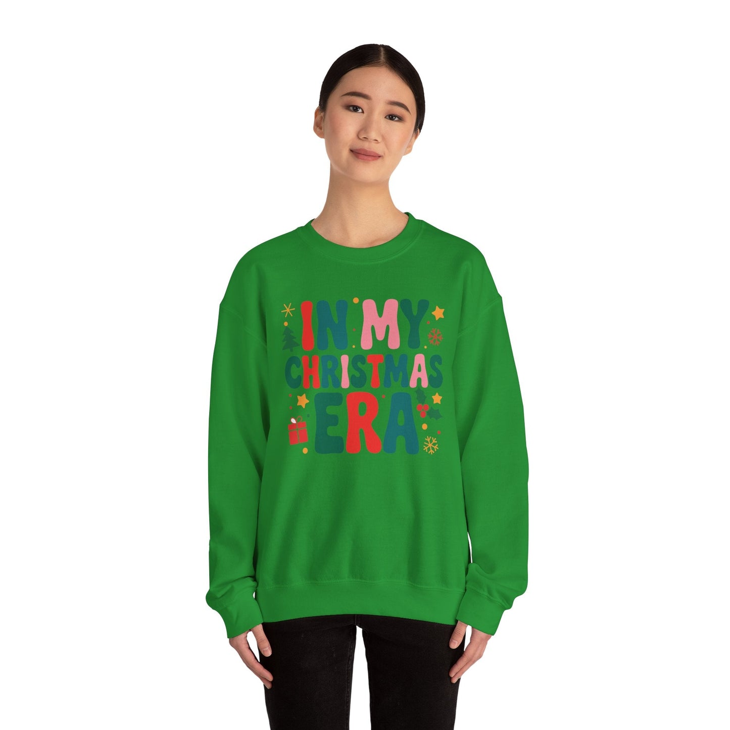 In My Christmas Era Cute Groovy Christmas Holiday Xmas Sweatshirt