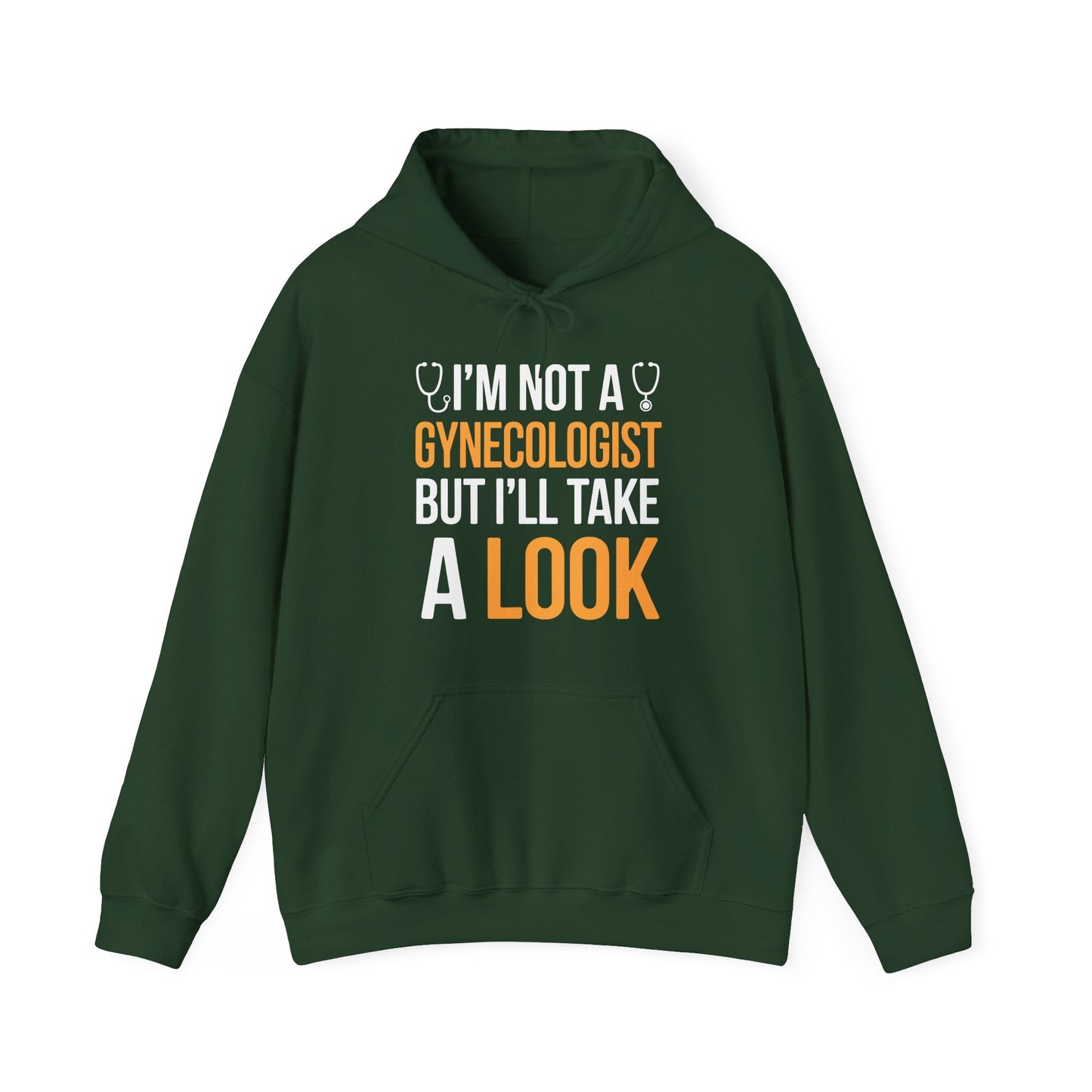 I'm Not A Gynecologist But I'll Take A Look Adult Humor Hoodie