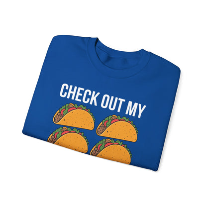 6 Pack Fitness Taco Funny Mexican Gym Top for Taco Lovers Sweatshirt