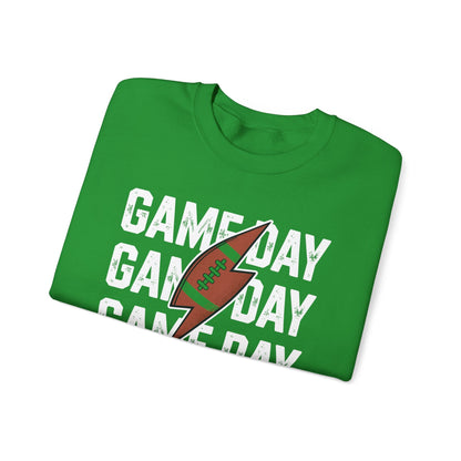 Vintage Game Day Football Lightning Bolt Funny Team Sport Sweatshirt