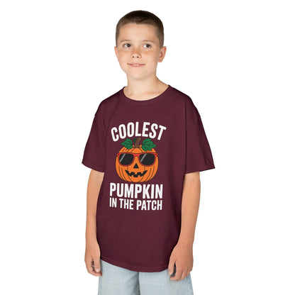 Kids Coolest Pumpkin In The Patch Halloween For Boys Girls T-Shirt