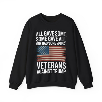 Veterans Against Trump Anti Trump Political Protest Sweatshirt