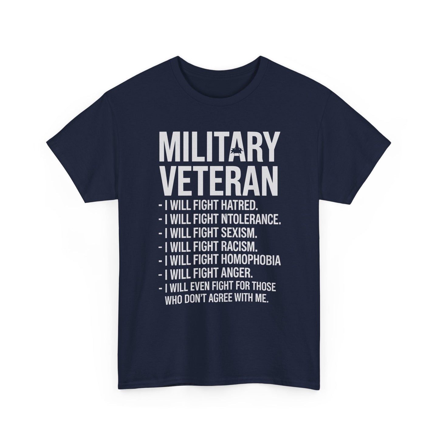 Military Veterans Against Trump 2025 Fight USA Election T-Shirt