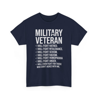 Military Veterans Against Trump 2025 Fight USA Election T-Shirt