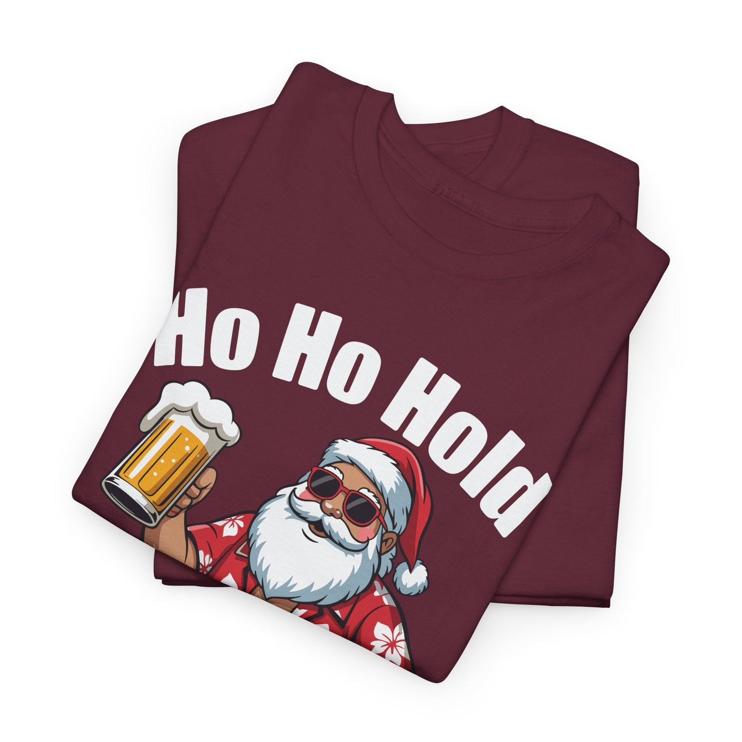 Funny Santa With Sunglasses And Beer Christmas in July T-Shirt