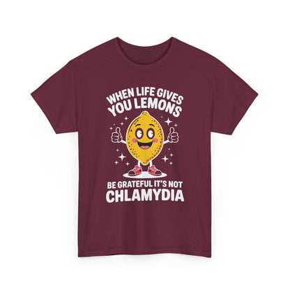 Lemons and Chlamydia Absurd Offensive Meme Sarcastic Edgy T-Shirt