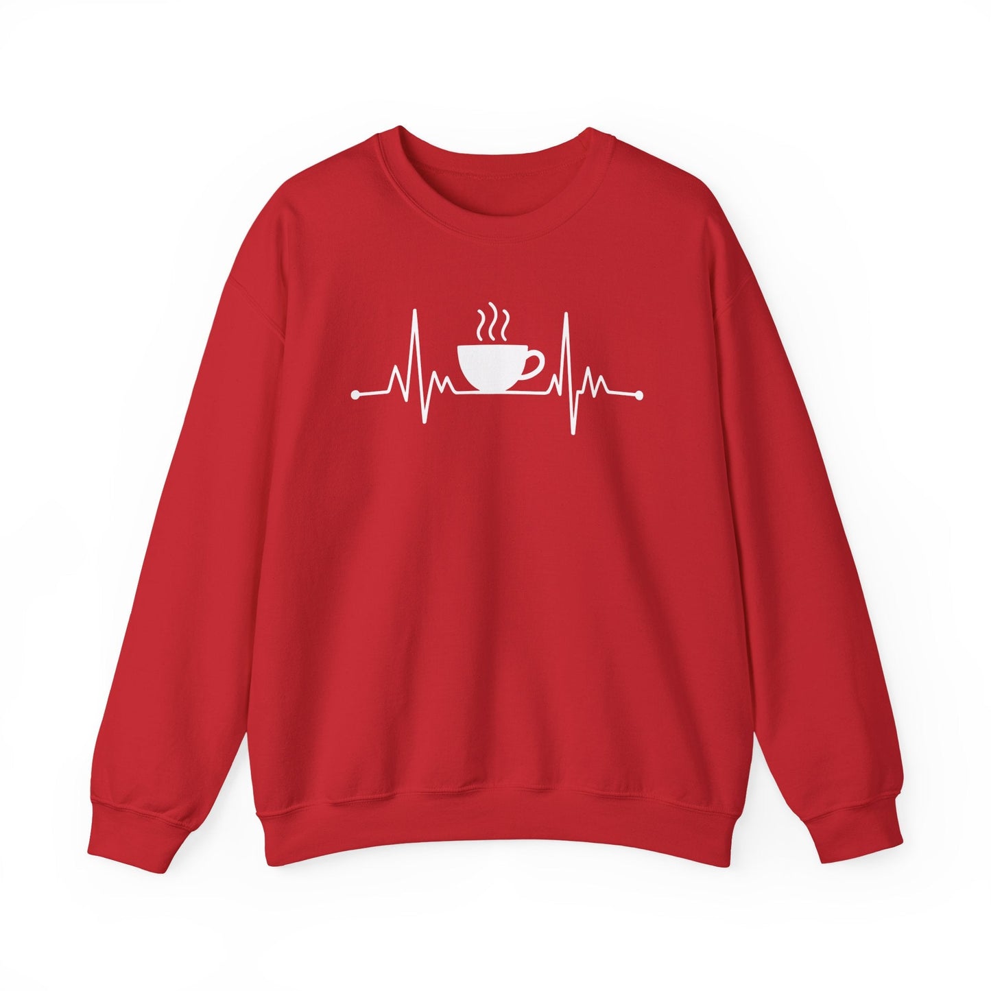 Coffee Heartbeat Drinking Coffee Sweatshirt