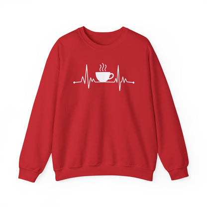 Coffee Heartbeat Drinking Coffee Sweatshirt