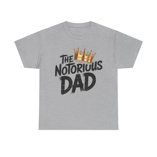Old School Funny Hip Hop Fathers Day Notorious Dad T-Shirt