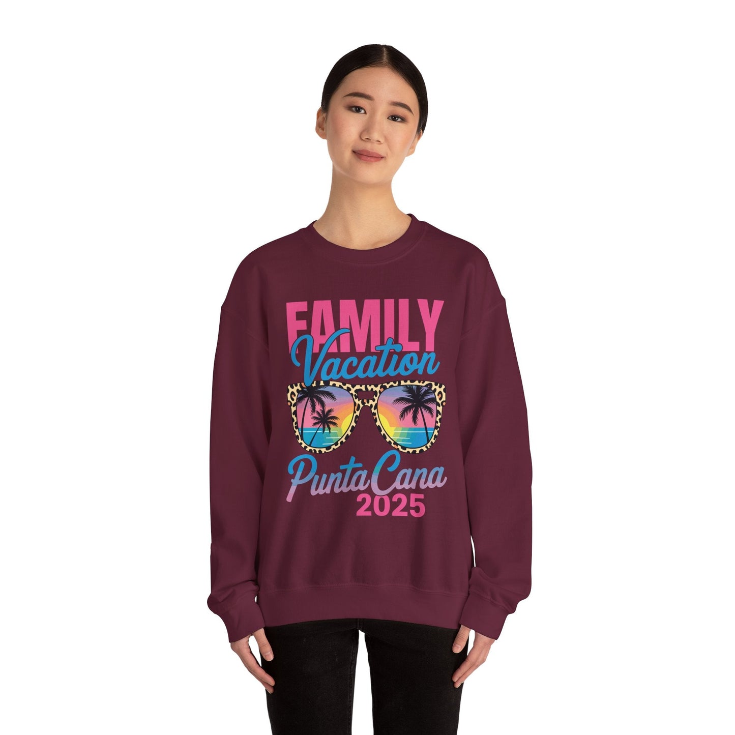 Family Vacation Punta Cana 2025 Matching Holiday Summer Sweatshirt
