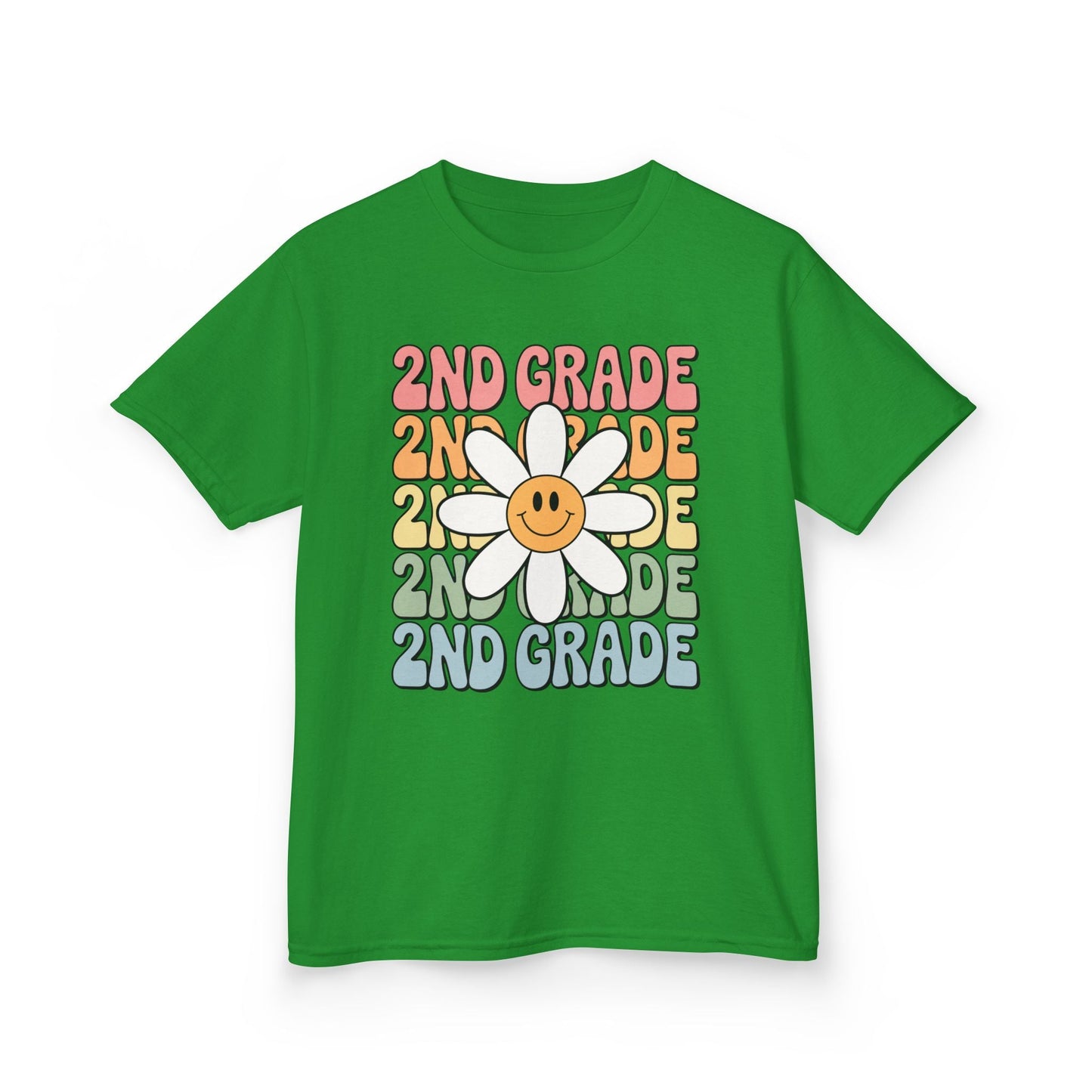 Groovy 2nd Grade Back To School First Day of Second Grade T-Shirt