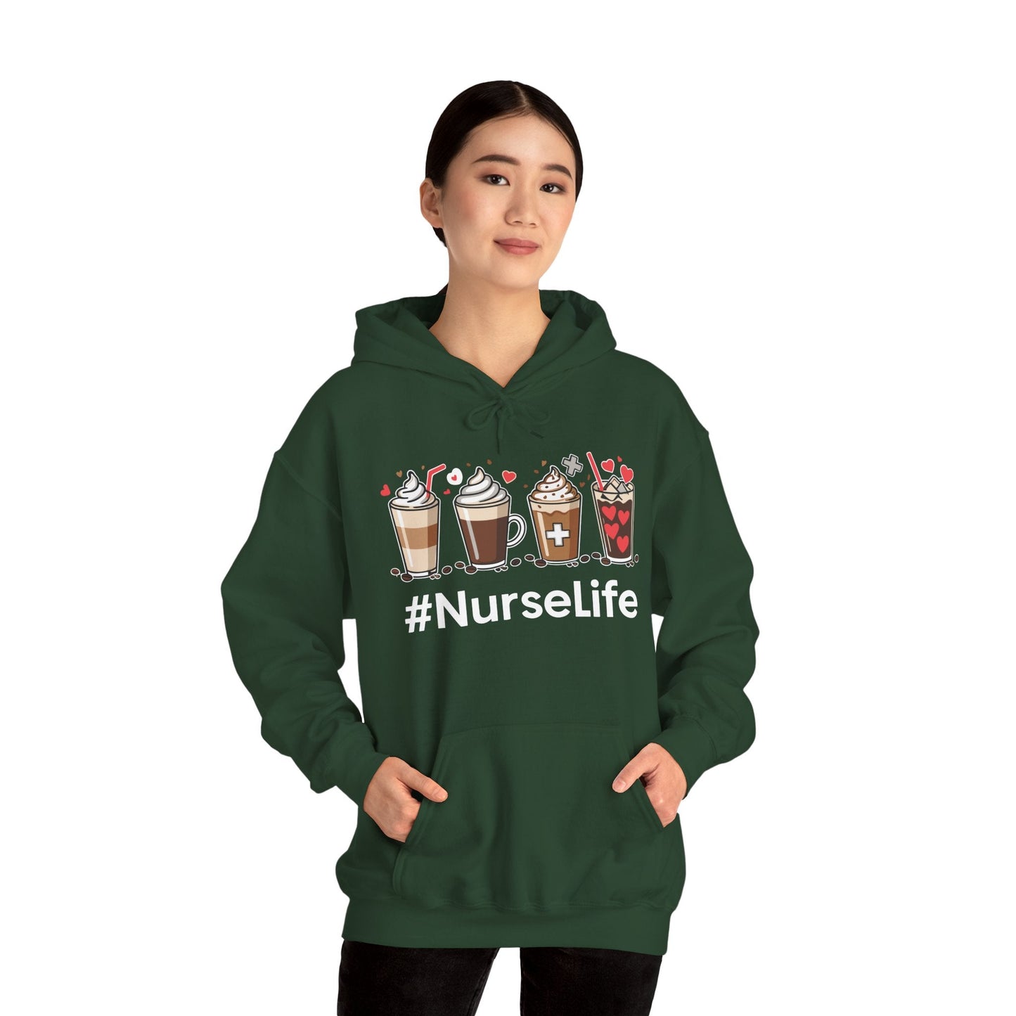 Nurse Life Funny Coffee Nurses Fuel Registered Nurse Medical Hoodie